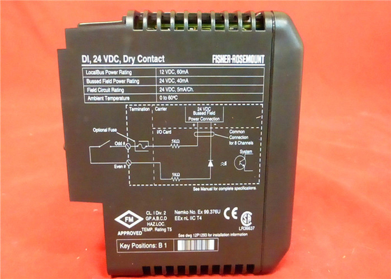 24VDC Redundant Power Supply Module 12P0550X142 VE4001S2T2 KJ3001X1-BB1 DELTA V EMERSON