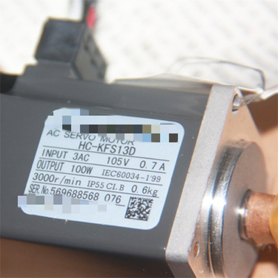 Mitsubishi HC-KFS43BG2 AC Servo Motor 3AC 129V 2.3A 400W 3000R/MIN