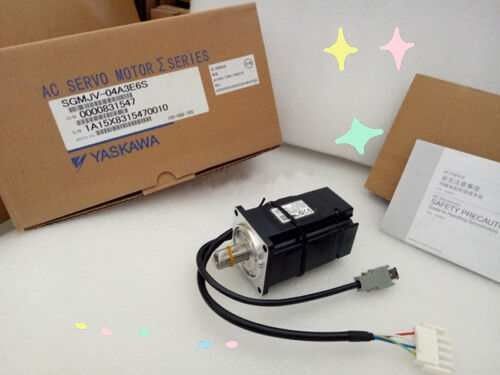 Yaskawa SGMJV-04A3AE6S AC SERVO MOTOR 2.7A 400W 3000RPM 200V NEW