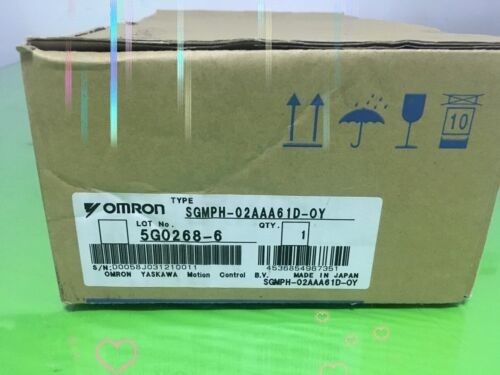 Yaskawa SGMPH-02AAA61D-OY AC SERVO MOTOR 200W 3000RPM 200V 2A NEW