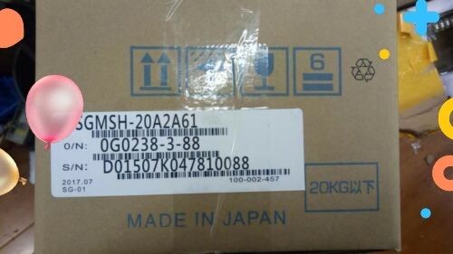 Yaskawa SGMSH-20A2A61 AC SERVO MOTOR 2KW 3000RPM 200V 18.8A NEW