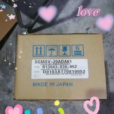 Yaskawa SGMSV-20ADA61 AC SERVO MOTOR 2KW 3000RPM 200V 13.8A NEW