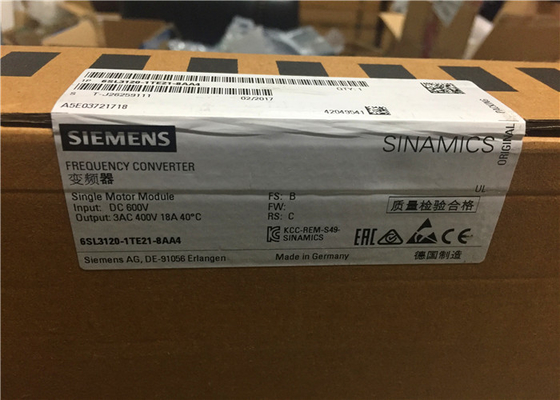 Siemens 6SL3120-1TE21-8AA4 Variable Frequency Inverter SINAMICS S120