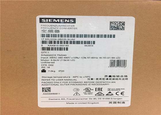 6SL3224-0BE24-0UA0 Siemens Frequency Inverter SINAMICS G120 Power Module