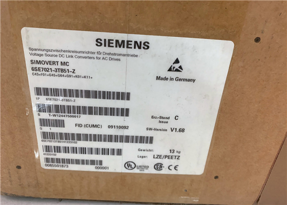 Motion Control Variable Frequency Inverter Siemens SIMOVERT 6SE7021-3TB51-Z