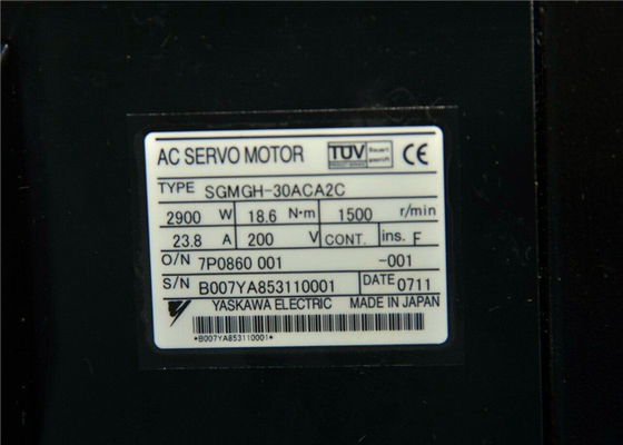 YASKAWA Small Powerful Servo Motors SGMGH-30ACA2C For Transfer Machine