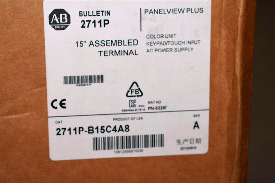 2711P-B15C4A8 ALLEN BRADLEY PANELVIEW PLUS MONITOR 2015 HMI Touch Screen