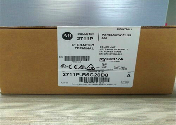 Allen Bradley 2711P-B6C20D8 /A 2711PB6C20D8 PANELVIEW 600 24VDC 15W