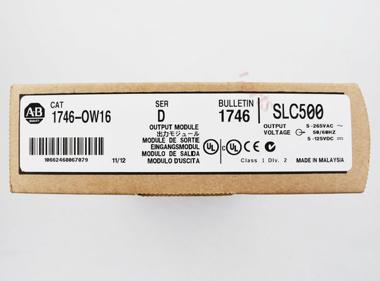 Allen Bradley SLC 500 1746-OW16 PLC Outputs Module 10 mA 5-125 V dc, 5-265 V ac