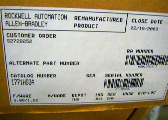 Allen Bradley 1771-HS3A IMC-123 Digital Input Output Module Servo Controller PLC 1771HS3A AB