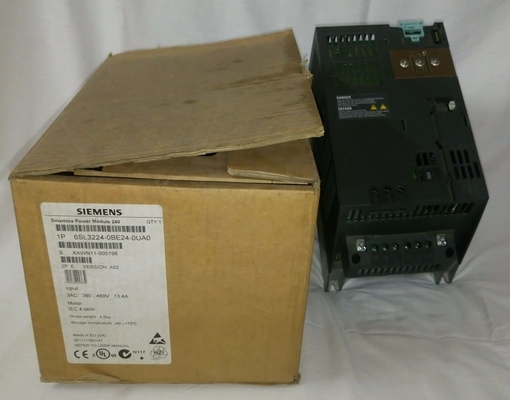 Siemens 6SL3224-0BE24-0UA0 Frequency Inverter SINAMICS G120 Power Module 4KW 380 - 480V