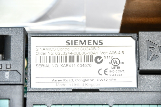 Siemens 6SL3244-0BB00-1BA1 Variable Frequency Inverter Control Unit CU240B-2 RS485 Interface