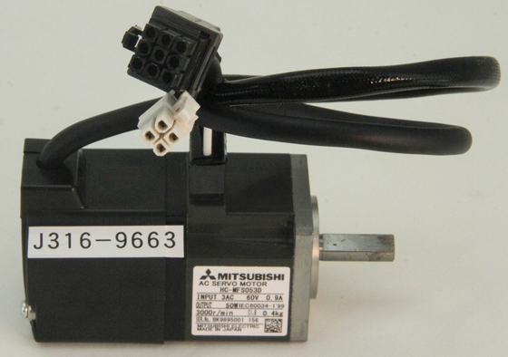 Mitsubishi HC-MFS053D AC Servo Motor 3AC 0.9A 60V 3000RPM 50W NEW