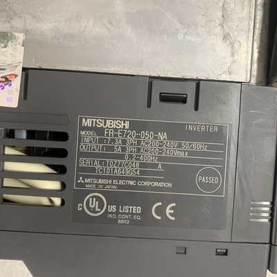 Mitsubishi FR-E720-050-NA Inverter 0.75 KW 1HP 3 Phase 240 VAC 50 / 60 Hz