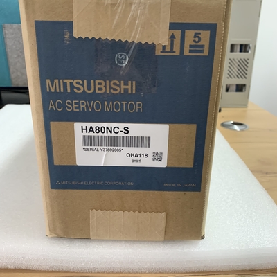 Mitsubishi HA80NC-S 0HE25K-6 AC Servo Motor 3 PHASE 1KW 130V 2000RPM 5.6A CIB NEW AND ORIGINAL GOOD PRICE