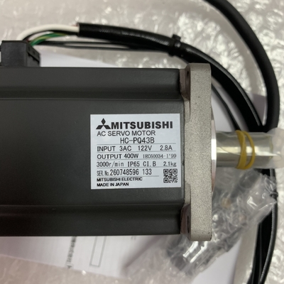 Mitsubishi HC-PQ43B AC Servo Motor 3 PHASE 400 W 122 V 3000 RPM 2.8 A IP65 CIB NEW AND ORIGINAL GOOD PRICE