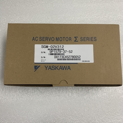 Yaskawa SGM-02V312 AC SERVO MOTOR 200W 200V 2A 3000RPM NEW