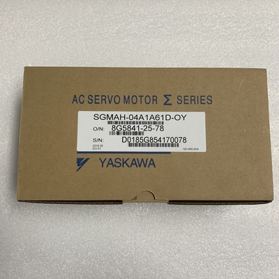 Yaskawa SGMAH-04A1A61D-OY AC SERVO MOTOR 400W 200V 2.8A 3000RPM NEW