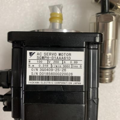 Yaskawa SGMPH-01AAA61D AC Servo Motor 200V 100W 0.89A 3000RPM NEW