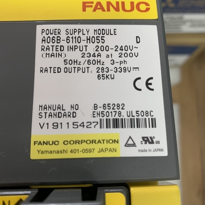 Fanuc A06B-6110-H055	Redundant Power Supply Module 200-240V 50/60HZ 65KW