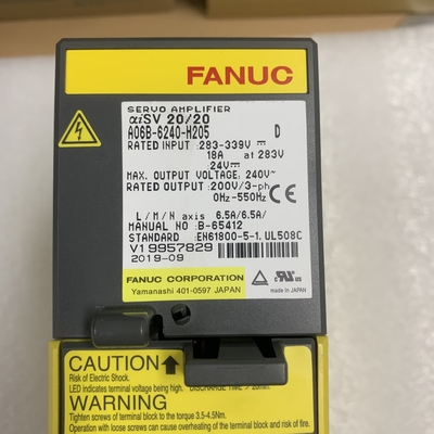 Fanuc A06B-6240-H205 AC Servo AMPLIFIER 283-339V 18/6.5A NEW