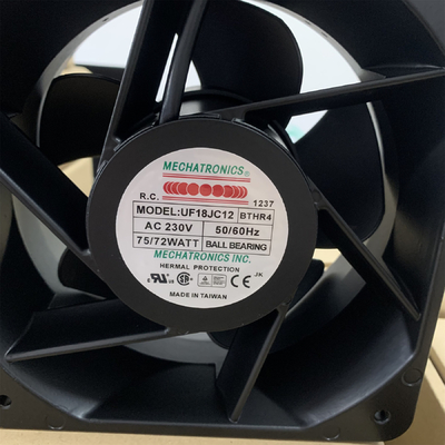 MECHATRONICS UF18JC12-BTHR4 Fan 230V 50 / 60HZ 75 / 72W Ball Bearing