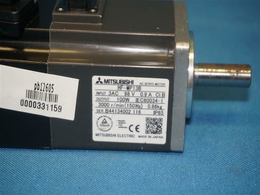 Mitsubishi HF-MP13B AC Servo Motor 3 PHASE 100W 98V 3000RPM NEW