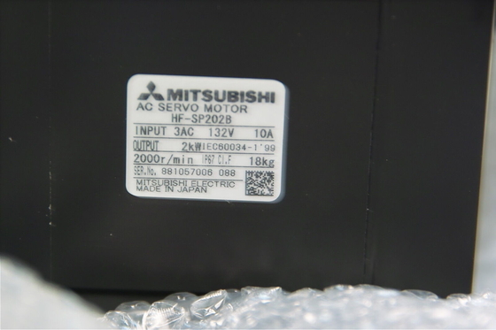 Mitsubishi HF-SP202B AC Servo Motor 3 PHASE 2KW 132V 2000RPM NEW