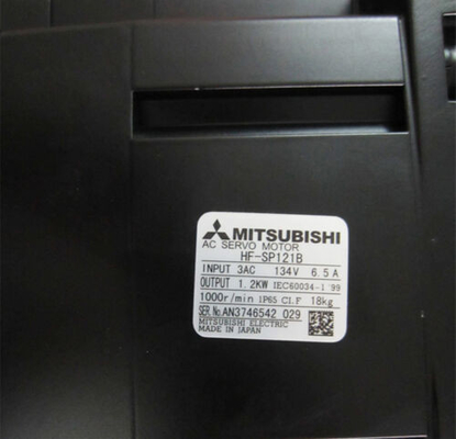 Mitsubishi HF-SP121B AC Servo Motor 3 PHASE 1.2KW 134V 1000RPM NEW