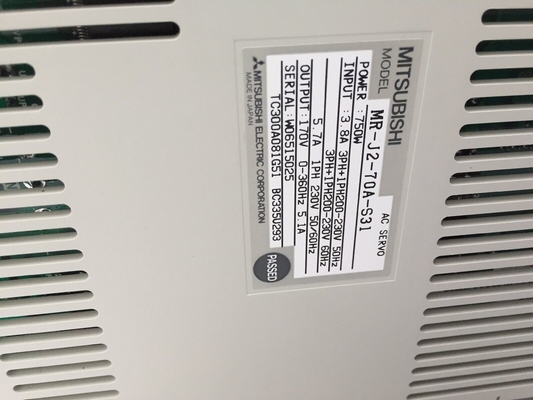 Mitsubishi MR-J2S-200A-PM070 AC SERVO AMPLIFIER 3 PHASE 1 YEAR NEW