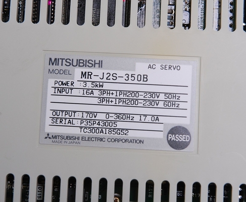 Mitsubishi MR-J2S-200B-RS238 AC SERVO AMPLIFIER 50/60HZ 1 YEAR NEW