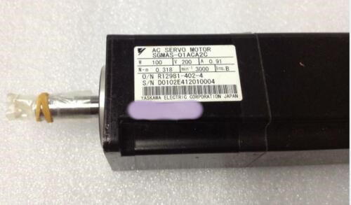 Yaskawa SGMAS-01ACA4C AC SERVO MOTOR 100W 200V 0.91A 3000RPM NEW