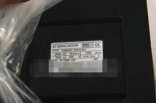Yaskawa SGMGH-30ACA21 AC SERVO MOTOR 23.8A 2.9KW 1500RPM 200V NEW