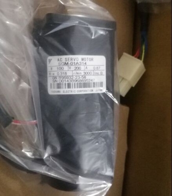 Yaskawa SGM-01A314 AC SERVO MOTOR 100W 200V 0.87A 3000RPM NEW