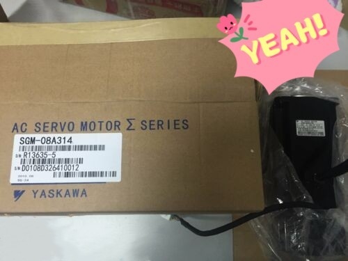 Yaskawa SGM-08A314 AC SERVO MOTOR 750W 200V 4.4A 3000RPM NEW