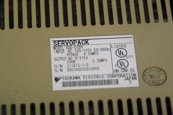 Yaskawa SGD-01BH AC SERVO AMPLIFIER 100-115V 4.5/2.2A 50/60HZ NEW