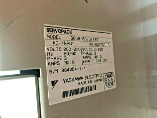 Yaskawa SGDB-60DV AC SERVO AMPLIFIER SGDB SERIES 32A 3 PHASE NEW