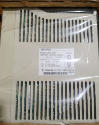 Yaskawa SGDE-02AP AC SERVO AMPLIFIER 4/2A 200-230V 50/60HZ 200W NEW