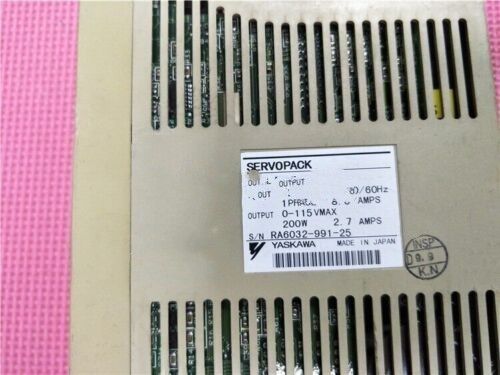 Yaskawa SGDE-02BP AC SERVO AMPLIFIER 8/2.7A 100-115V 50/60HZ 200W NEW