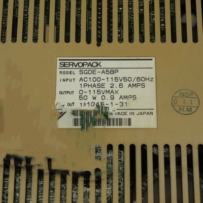 Yaskawa SGDE-A5BP AC SERVO AMPLIFIER 2.6/0.9A 100-115V 50W NEW