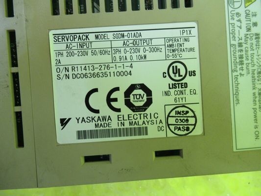 Yaskawa SGDM-01ADA AC SERVO AMPLIFIER 200-230V 2A 0.1KW 50/60HZ NEW