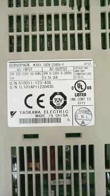 Yaskawa SGDM-20ADA-V AC SERVO AMPLIFIER 200-230V 12A 2KW 50/60HZ NEW