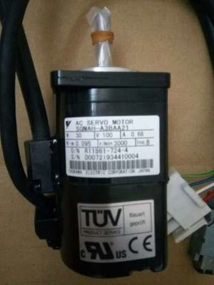 Yaskawa SGMAH-A3BAA21 AC SERVO MOTOR 100V 0.66A 30W 3000RPM NEW