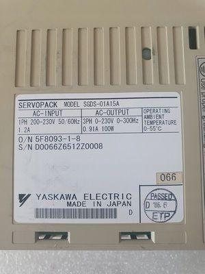 Yaskawa SGDS-01A15A AC SERVO AMPLIFIER 200-230V 50/60HZ 1.2A 100W NEW