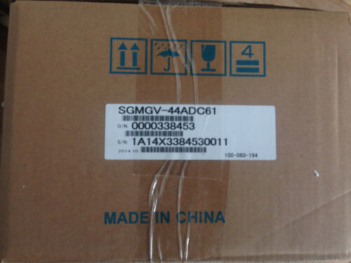 Yaskawa SGMGV-44ADC61 AC SERVO MOTOR 200V 32.8A 4.4KW 1 YEAR NEW