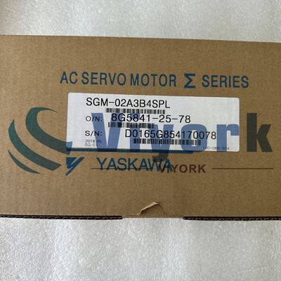 Yaskawa SGM-02A3B4SPL AC SERVO MOTOR 200W 200V 2A 3000RPM NEW