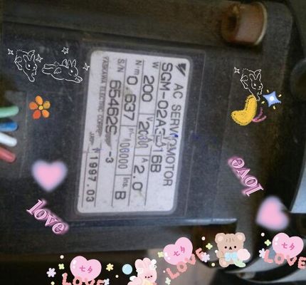 Yaskawa SGM-02A3G16B AC SERVO MOTOR 200W 200V 2A 3000RPM NEW