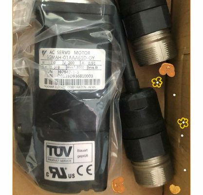 Yaskawa SGMAH-01AAA61D-OY AC SERVO MOTOR 100W 200V 0.91A NEW