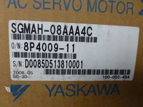 Yaskawa SGMAH-08AAA4C AC SERVO MOTOR 750W 200V 3000RPM 4.4A NEW