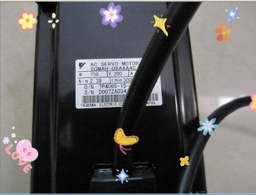 Yaskawa SGMAH-08AAA4C AC SERVO MOTOR 750W 200V 3000RPM 4.4A NEW